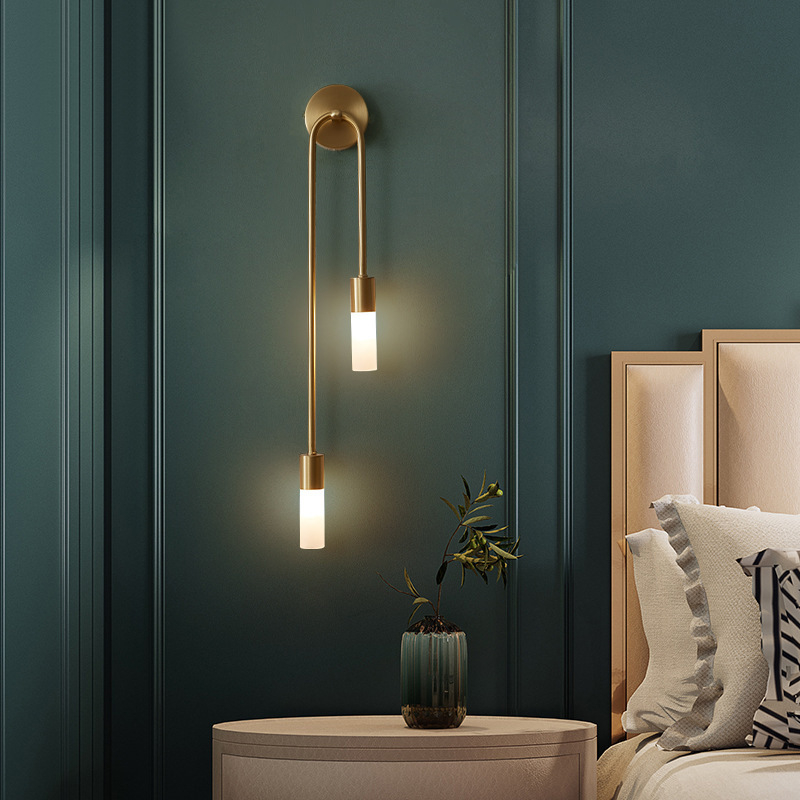 Lighting Decor Bedroom - 레트로 배경 거실 통로 침실 램프