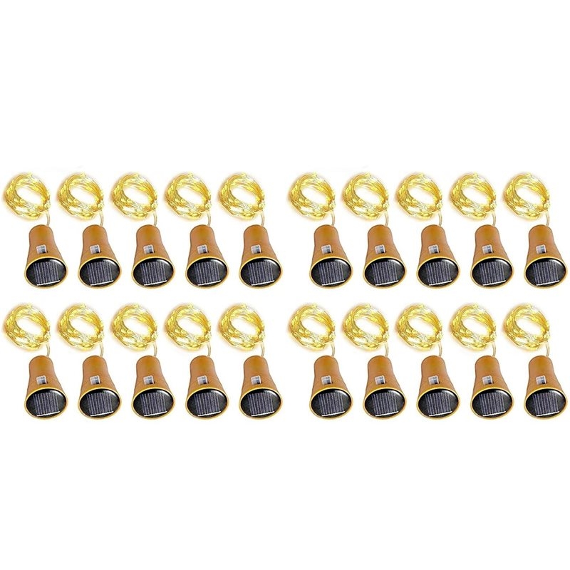 Decor Lighting Cork - ABHU 20개입 태양광 와인병 스트링 라이트