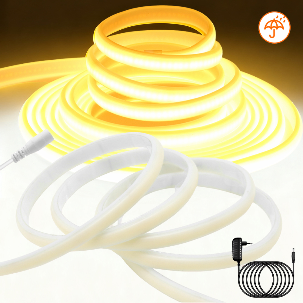 Decor Lighting Uk - 12V COB LED 스트립 라이트 유연한