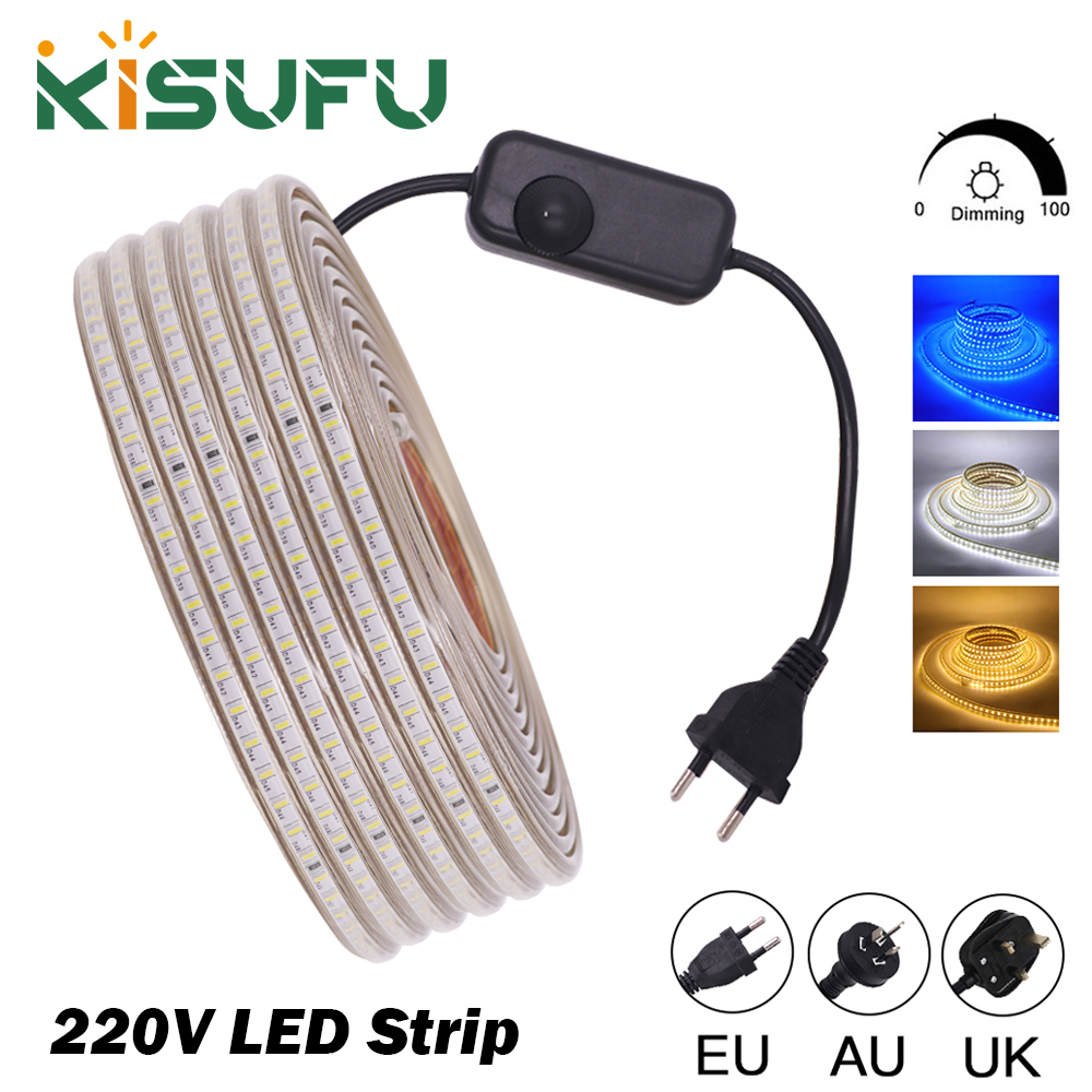 Decor Lighting Uk - 220V LED 스트립 조광기 포함 EU/UK/AU