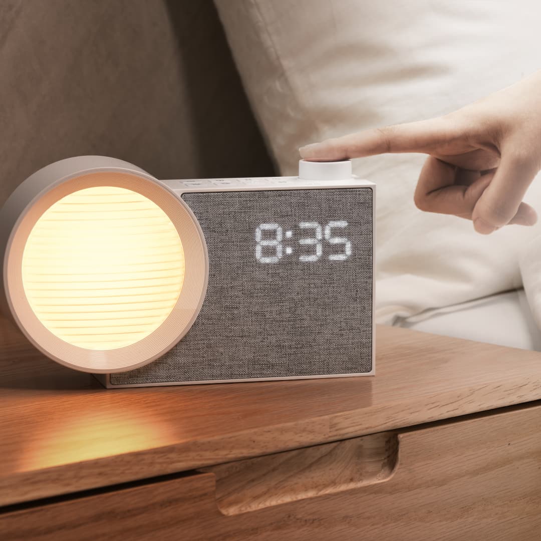 Lighting Decor Bedroom - WILIT LED 무드등 알람 시계, 백색소음