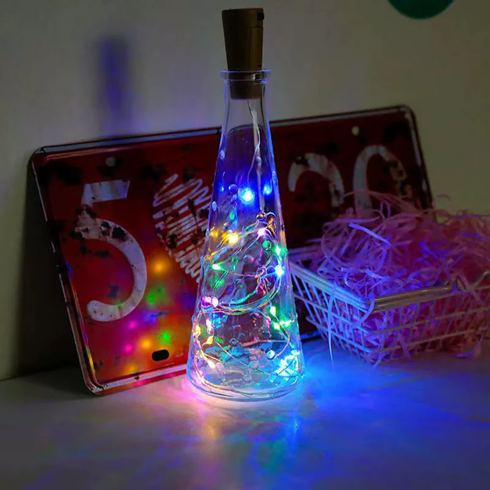 Decor Lighting Cork - LED 와인 병 조명 구리 와이어