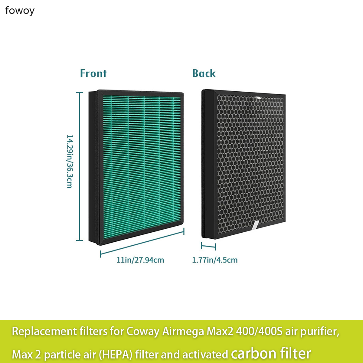 Coway Air Purifier Airmega 400 - 코웨이 에어메가 맥스2 400/400S 공기청정기용 교체