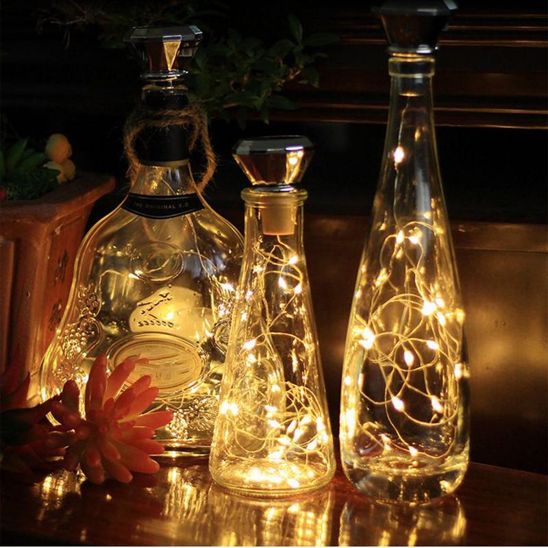 병에 대 한 조명 6X 코르크 조명 방수 태양 전원 램 - Decor Lighting Cork 리뷰 및 가격
