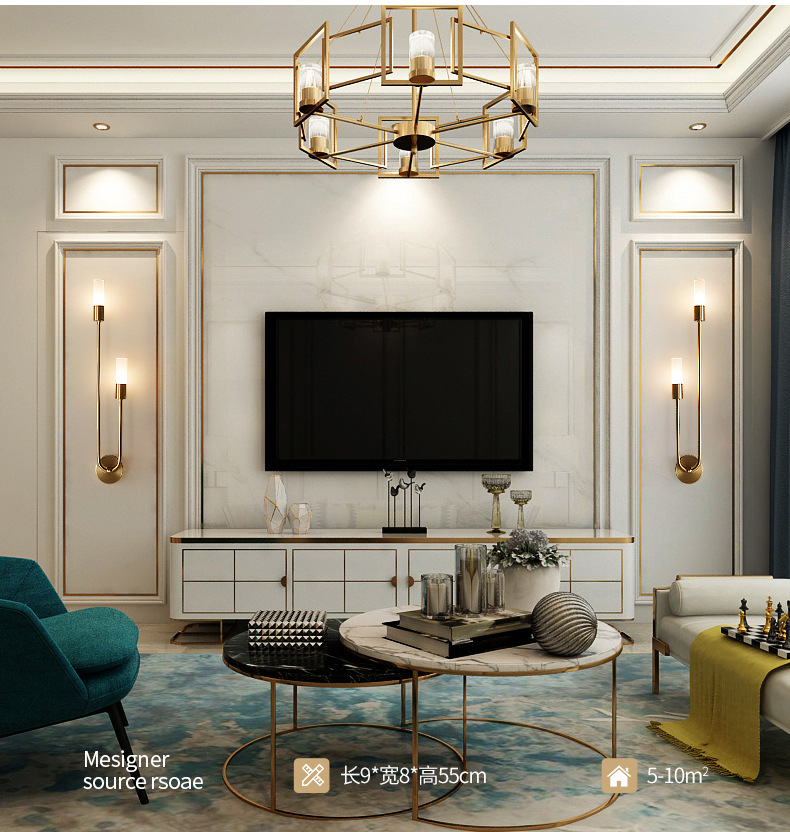 레트로 배경 거실 통로 침실 램프 침대 옆 북유럽풍 창 - Lighting Decor Bedroom 리뷰 및 가격