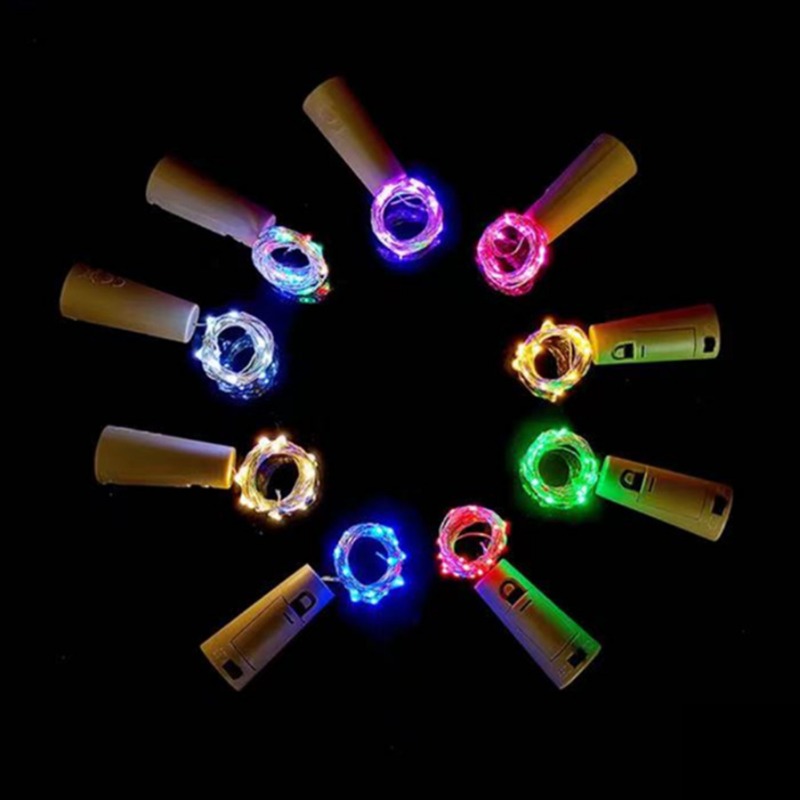 코르크와 LED 와인 병 조명, 1/2/3M 코르크 조 - Decor Lighting Cork 리뷰 및 가격