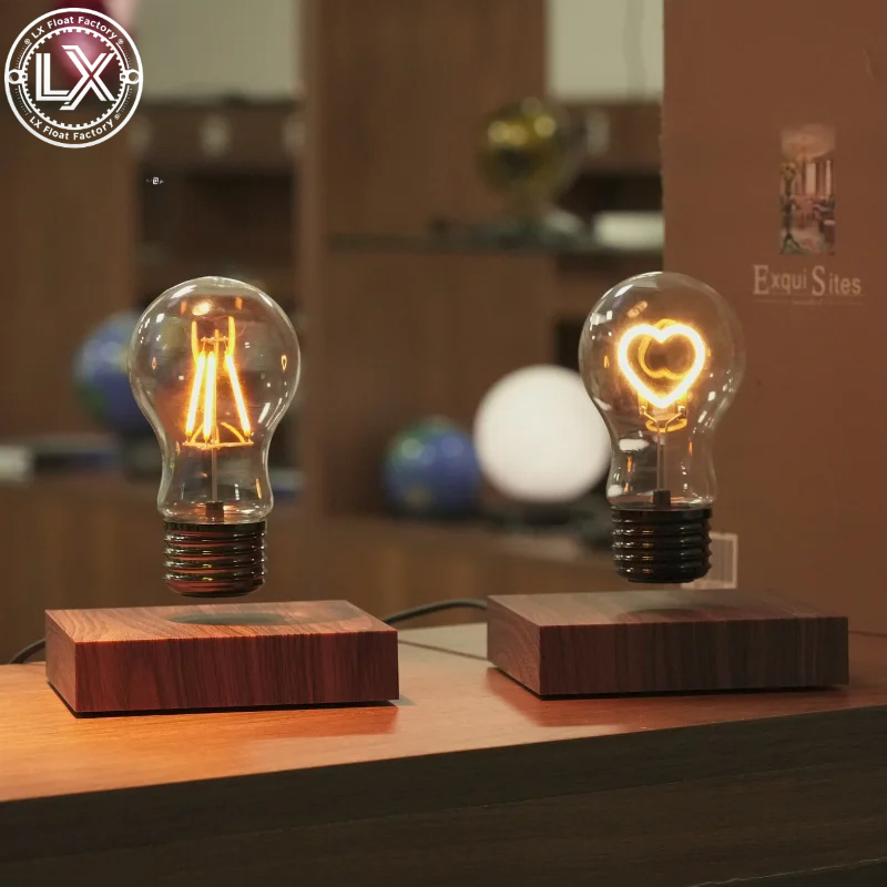 자석 부상 무선 LED 전구 데스크 램프, 특별한 선물 - Unique Lighting Decor 리뷰 및 가격