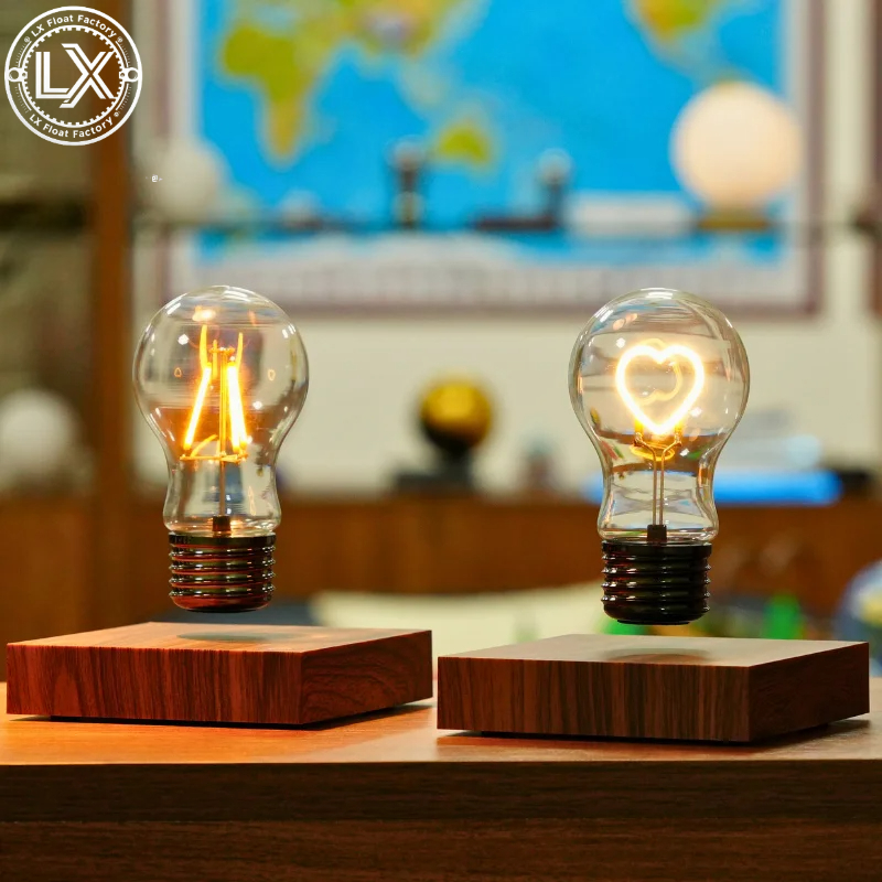 자석 부상 무선 LED 전구 데스크 램프, 특별한 선물 - Unique Lighting Decor 리뷰 및 가격
