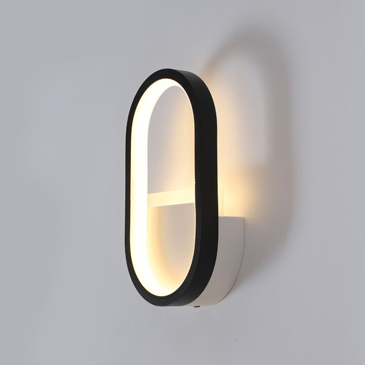 현대적인 북유럽 LED 벽등, 미니멀리스트 블랙 기하학 - Lighting Decor Bedroom 리뷰 및 가격