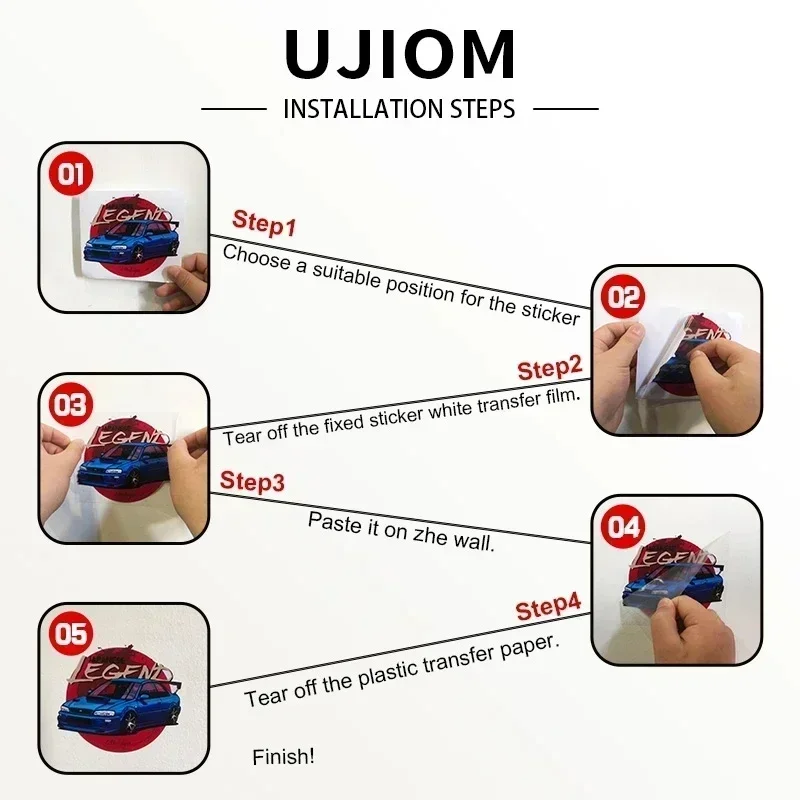 UJIOM Fierce Tiger 참신한 PVC 벽 스 - Unique Lighting Decor 리뷰 및 가격