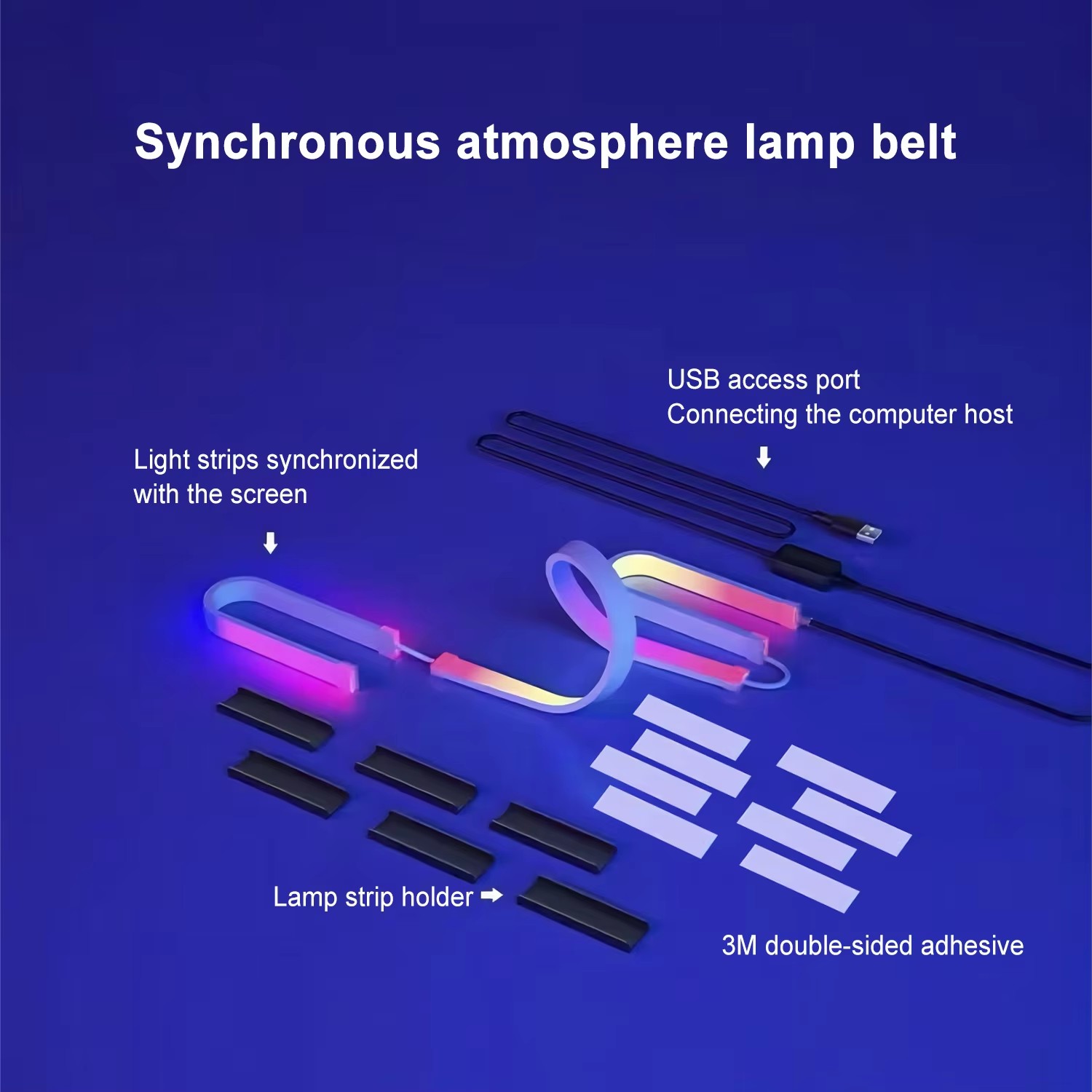 RGB 게이밍 조명 스트립 모니터 백라이트 LED 디스 - Ambient Led Strip 리뷰 및 가격