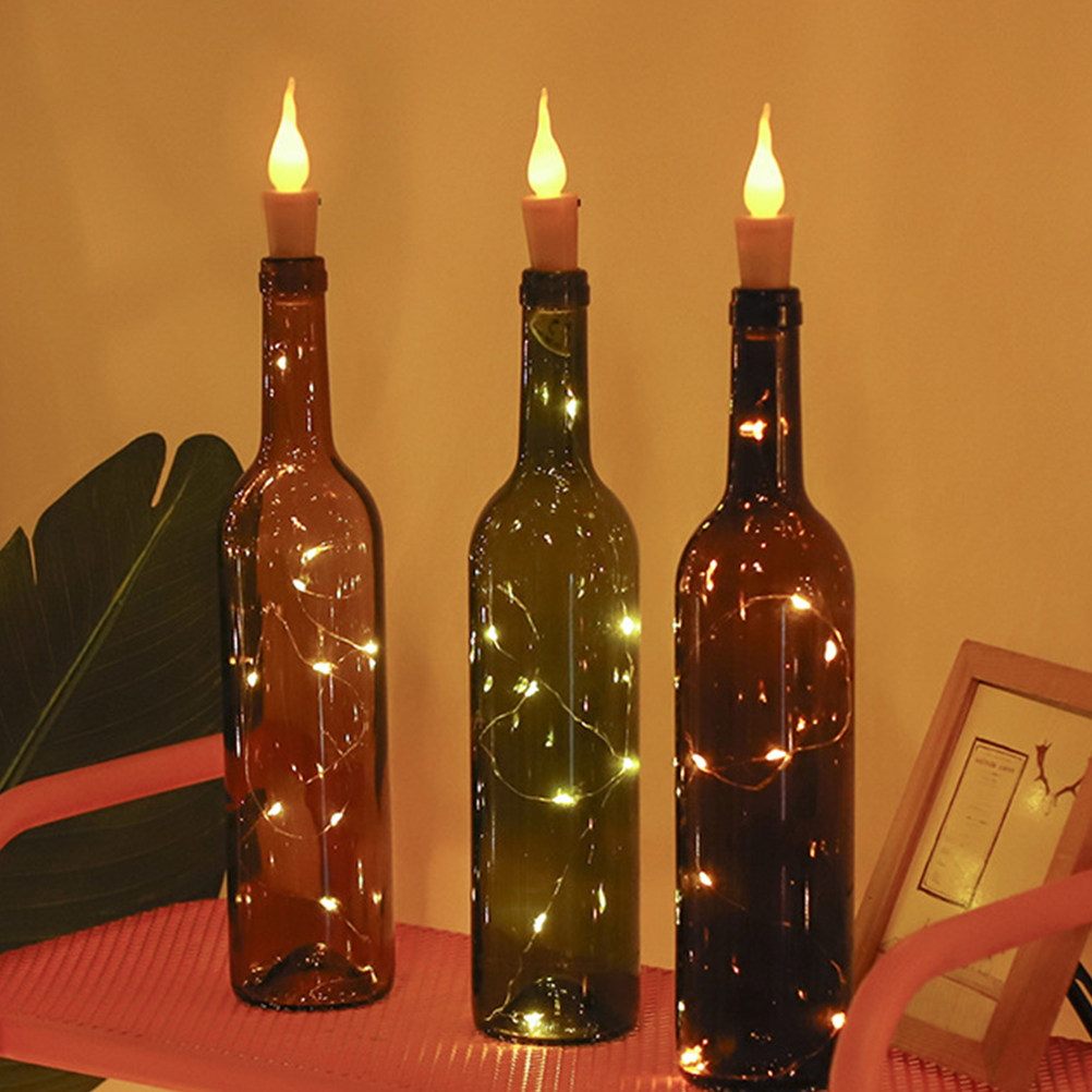 6개 와인병 스트링 라이트 코르크 마개 배터리 공급 장 - Decor Lighting Cork 리뷰 및 가격