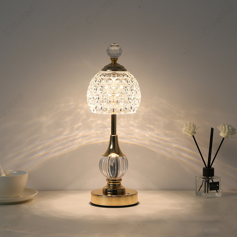 2023 새로운 금속 크리스탈 아크릴 테이블 램프 침실 - Decor Lighting Uk 리뷰 및 가격