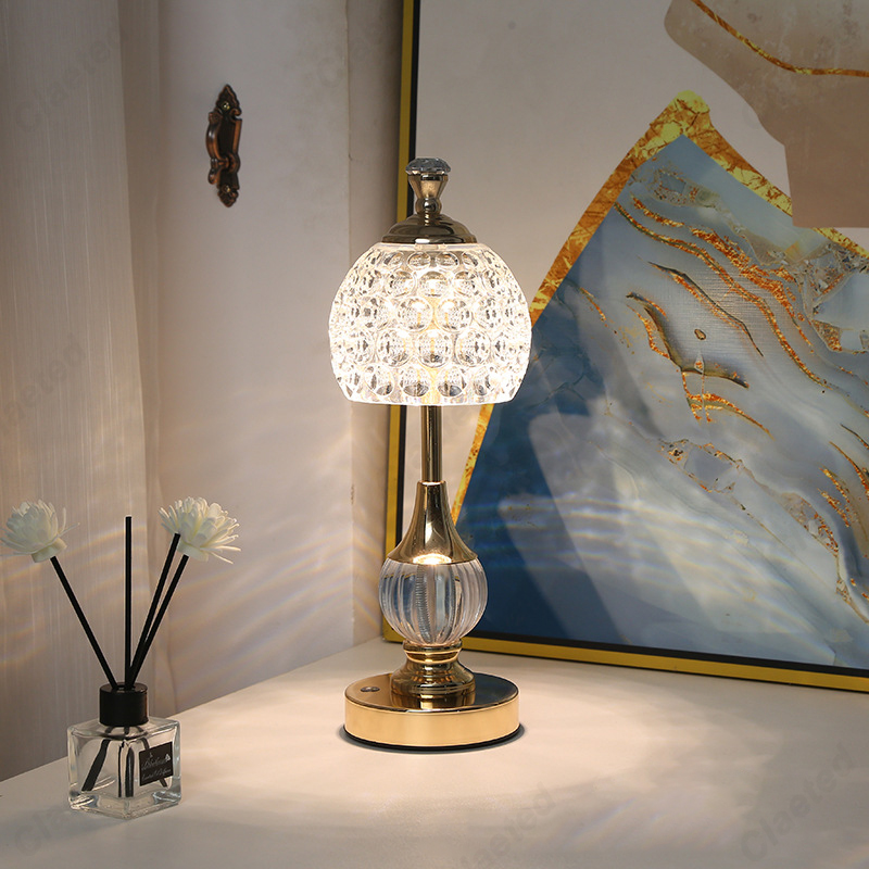 2023 새로운 금속 크리스탈 아크릴 테이블 램프 침실 - Decor Lighting Uk 리뷰 및 가격
