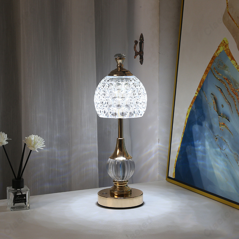 2023 새로운 금속 크리스탈 아크릴 테이블 램프 침실 - Decor Lighting Uk 리뷰 및 가격
