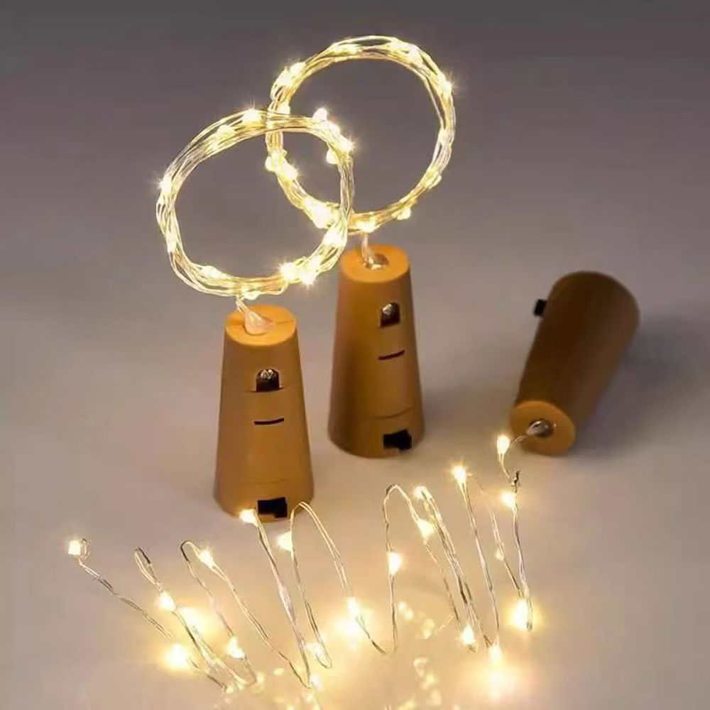 LED 와인 병 조명 구리 와이어 코르크 스트링 조명  - Decor Lighting Cork 리뷰 및 가격