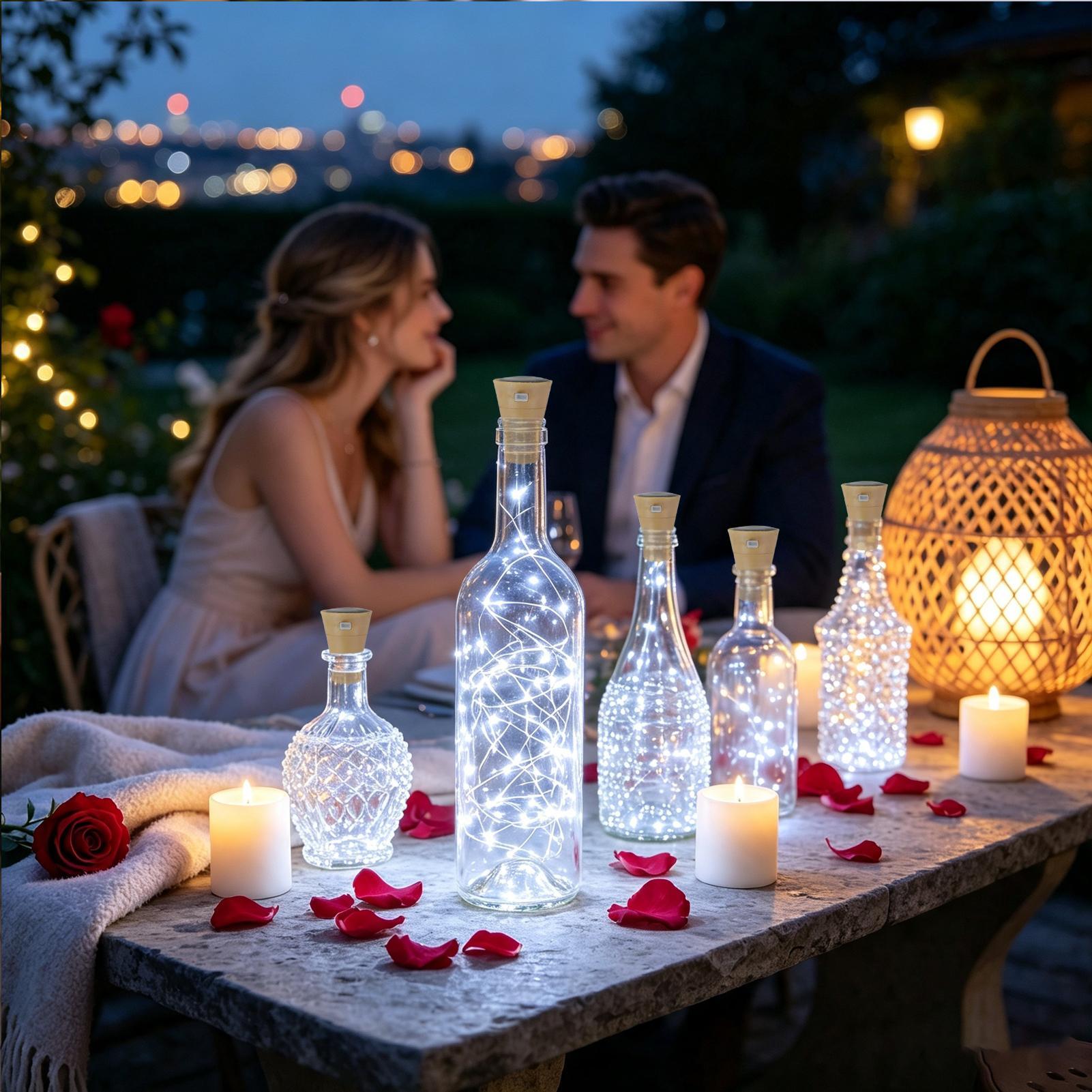 코르크 마개 와인병 조명 6개 LED 방수 DIY 장식 - Decor Lighting Cork 리뷰 및 가격