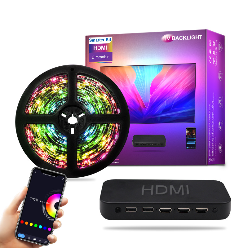 RGBIC 스마트 앰비언트 TV 조명 키트 HDMI 싱 - Ambient Led Strip 리뷰 및 가격